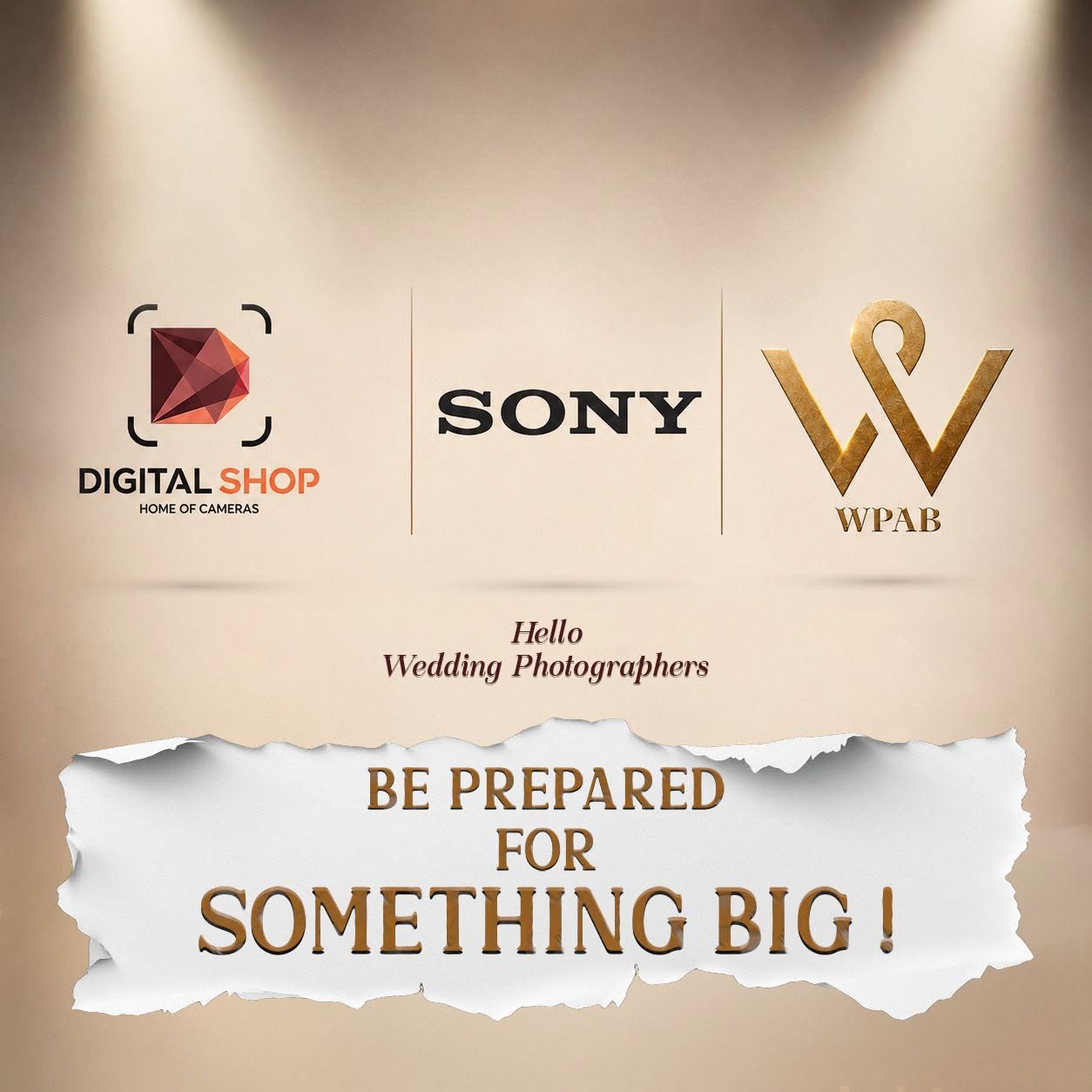 Be prepared for something big!
